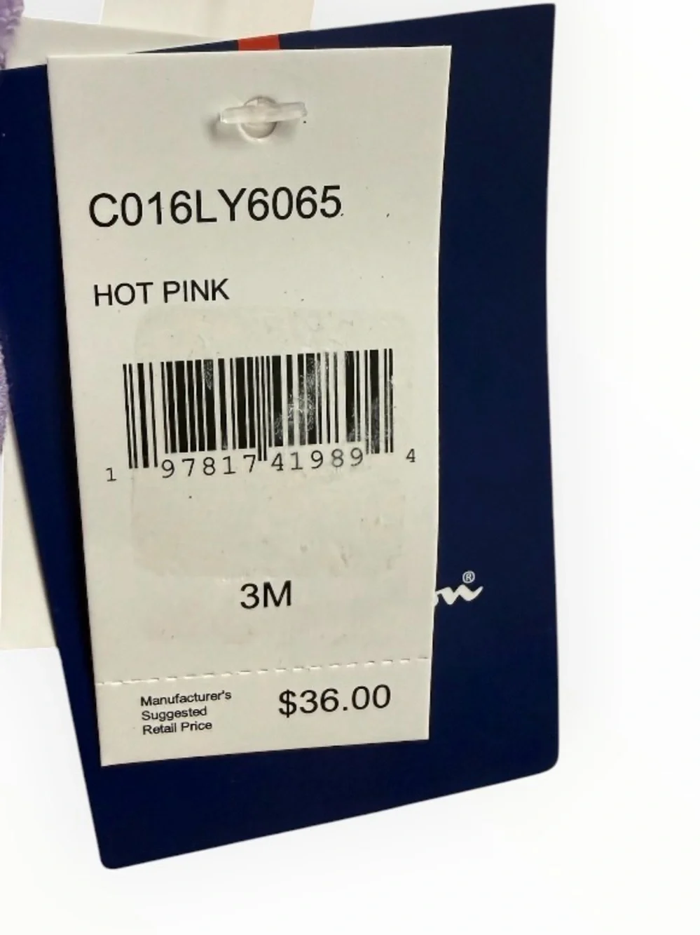 Champion Hot Pink Infant Tag - 3M
